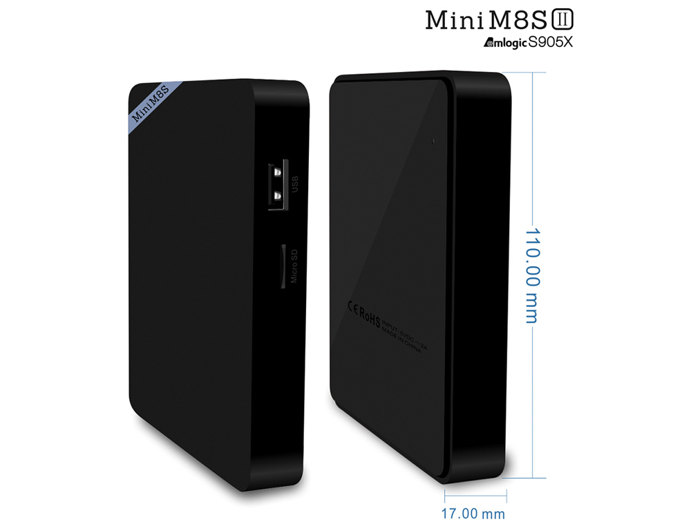 TV Box Sistema Android 6.0 4K Ultra HD - 2 GB de Ram, Torne a sua televisão numa Smart TV com sistema Kodi incluído