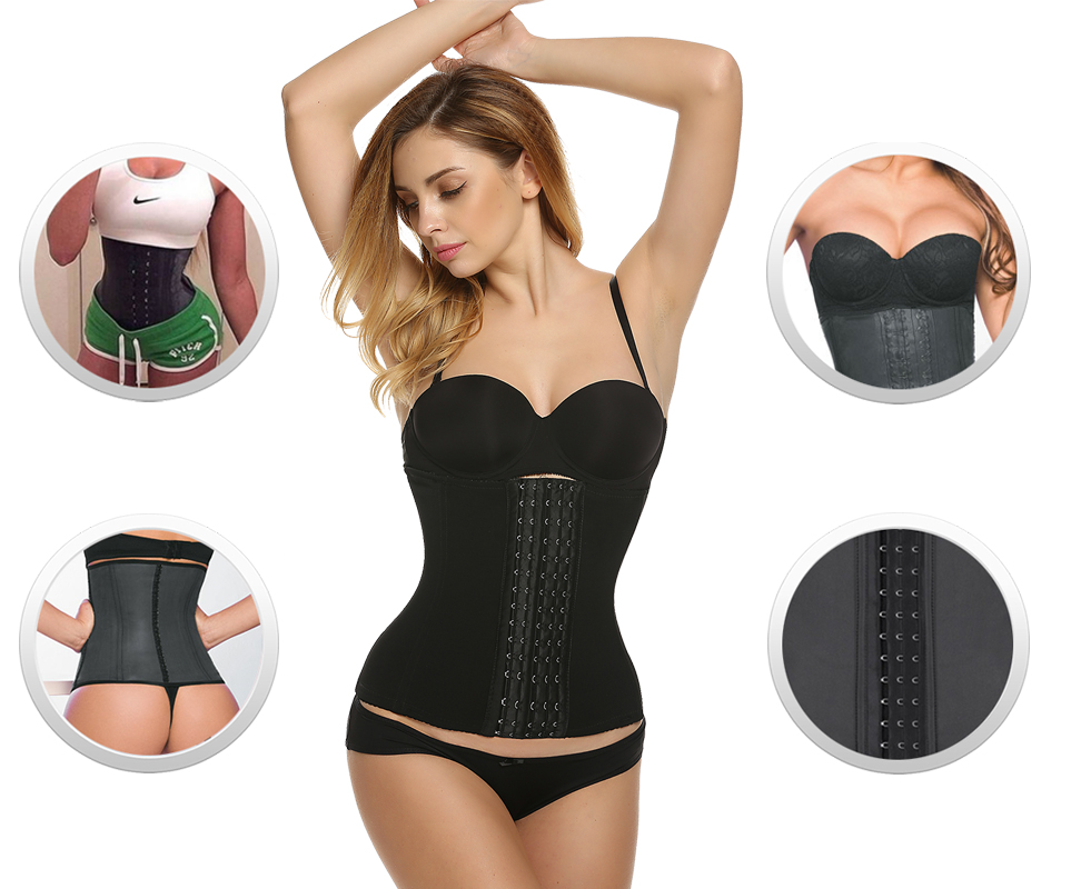 Corpete Modelador de Látex Deluxe Corpete Modelador de Látex Deluxe ajuda a modelar e a realçar as curvas naturais do corpo, body shapper Prática e confortável de vestir