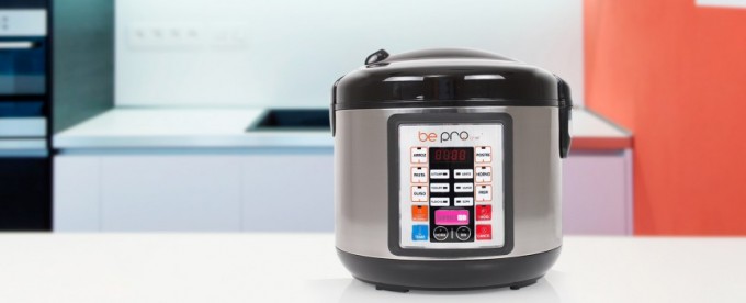 Robo de cozinha Programável, poderá cozinhar de infinitas maneiras: assar, grelhar, cozer a vapor, fritar, refogar, fazer sopas, massas, arroz e reaquecer Robot de cozinha Programável Be Pro Chef Premier Plus